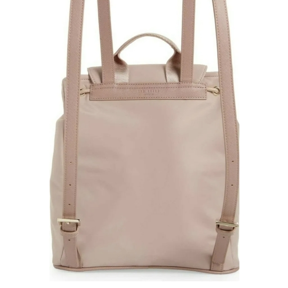 Ted Baker London Naaommi Nylon Pale Pink Backpack EUC! - Picture 2 of 9